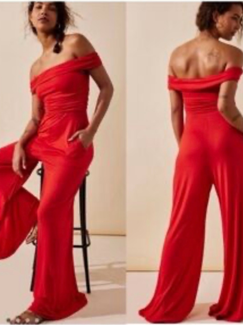 Free People Beach Kenna One Piece Romper Red Size Small